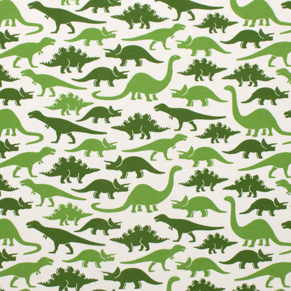 Short-Sleeve Lap Tee - Dinosaurs Green - Pretty Much Perfect