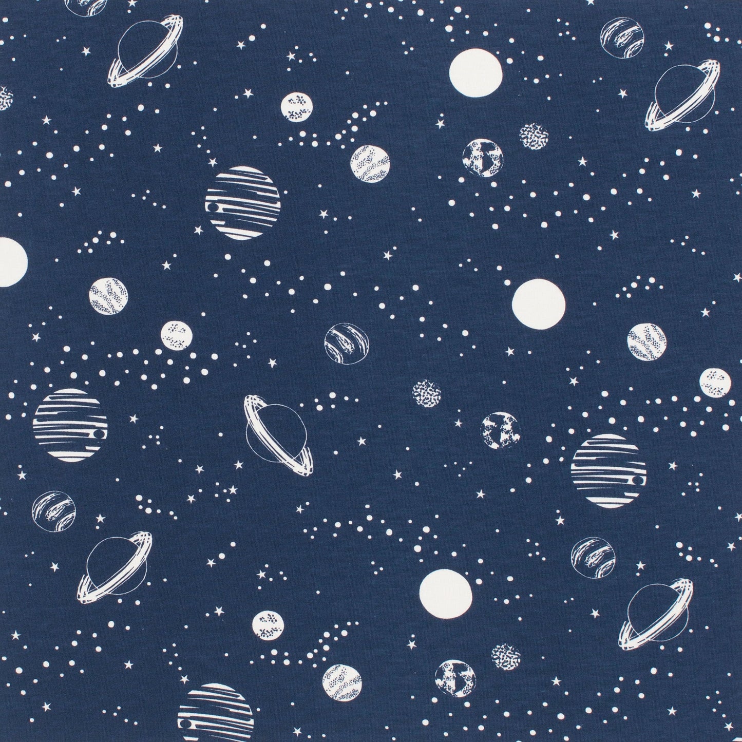 Short-Sleeve Lap Tee - Planets Night Sky - Pretty Much Perfect