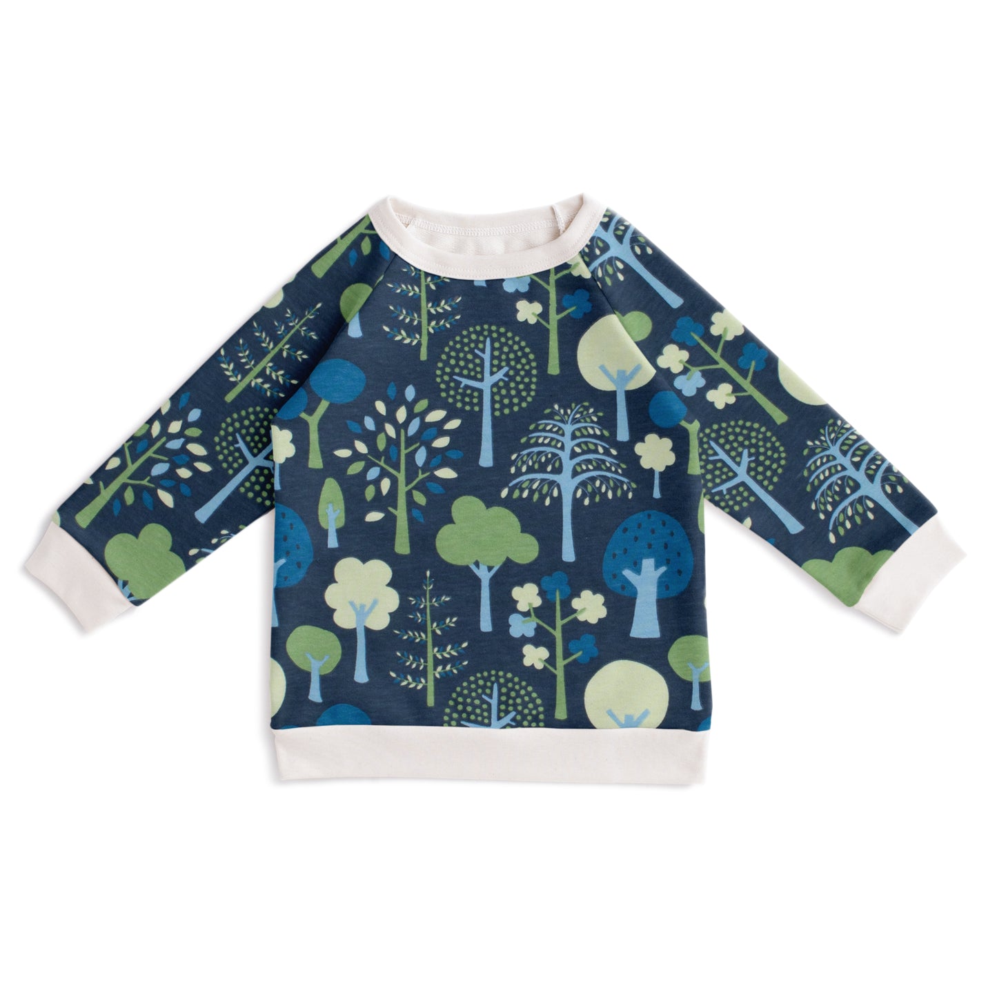 Sweatshirt - Trees Navy