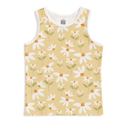 Tank Top - Daisies Yellow