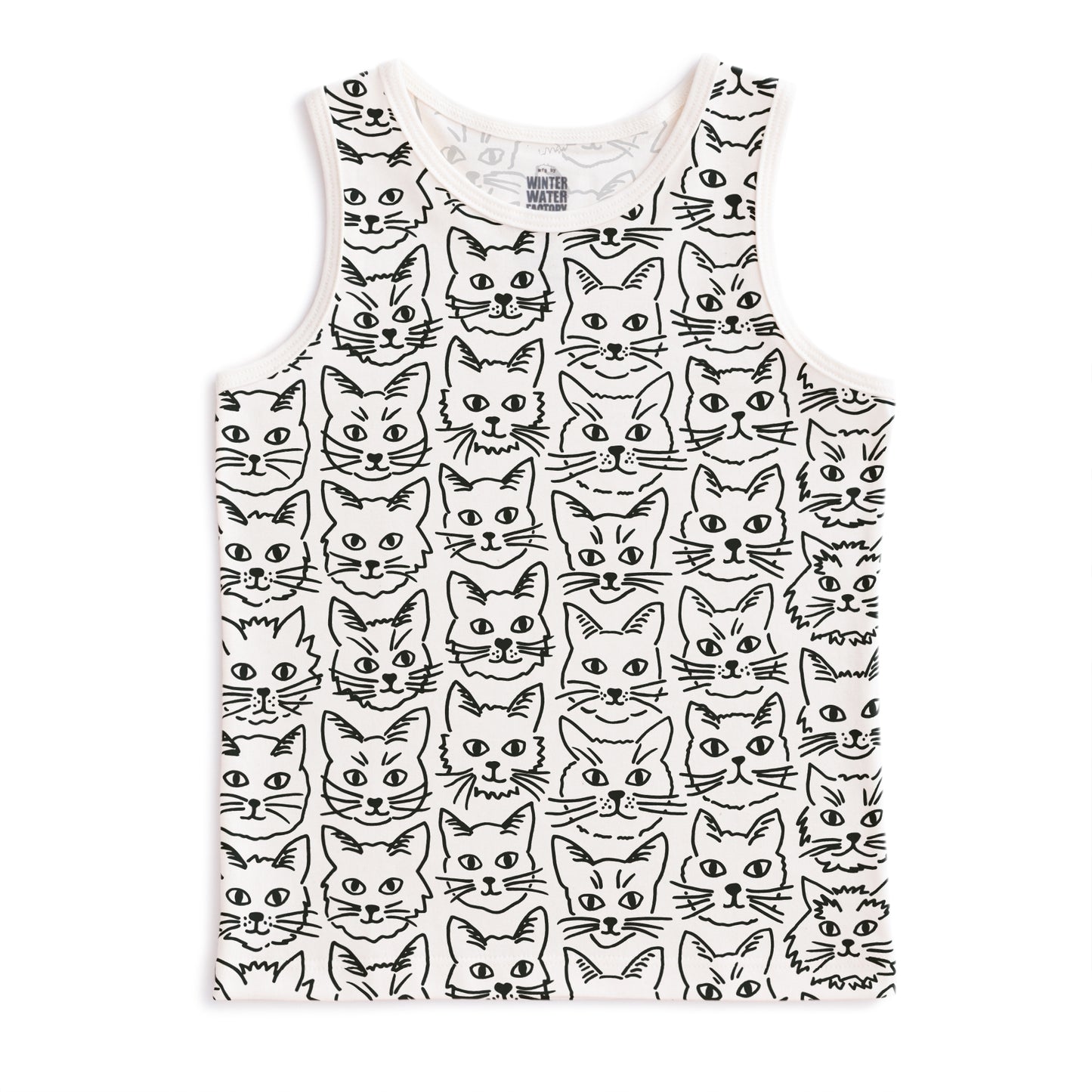 Tank Top - Kitties Black