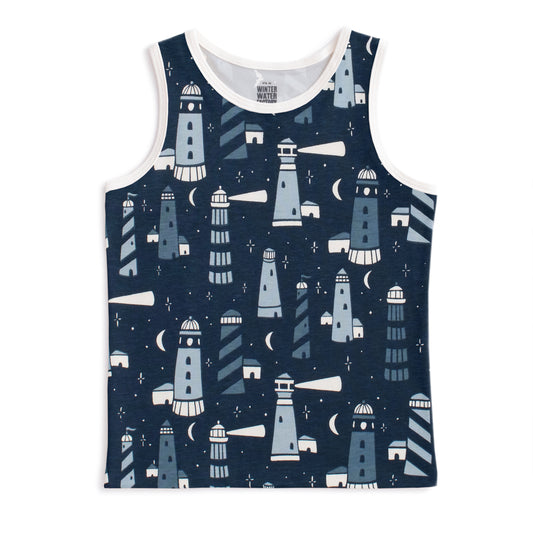 Tank Top - Lighthouses Night Sky