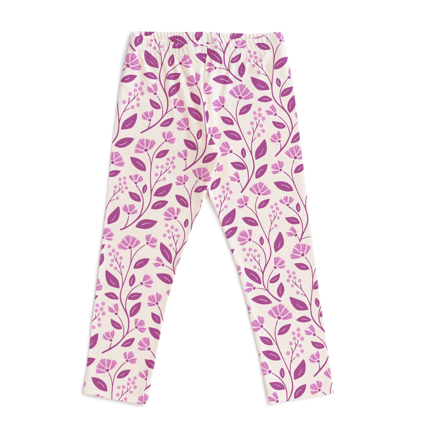 Leggings - Flower Vines Orchid