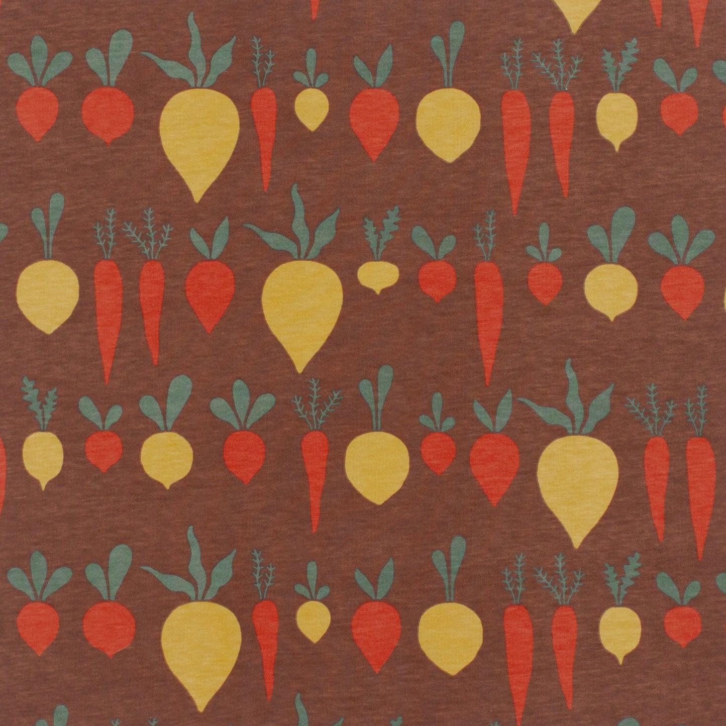 Short-Sleeve Lap Tee - Root Vegetables Chestnut - Pretty Much Perfect