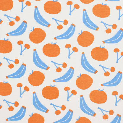 Long-Sleeve Lap Tee - Yummy Fruit Blue & Orange - Pretty Much Perfect