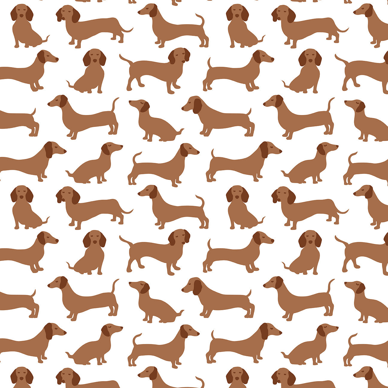 Leggings Dachshunds Brown