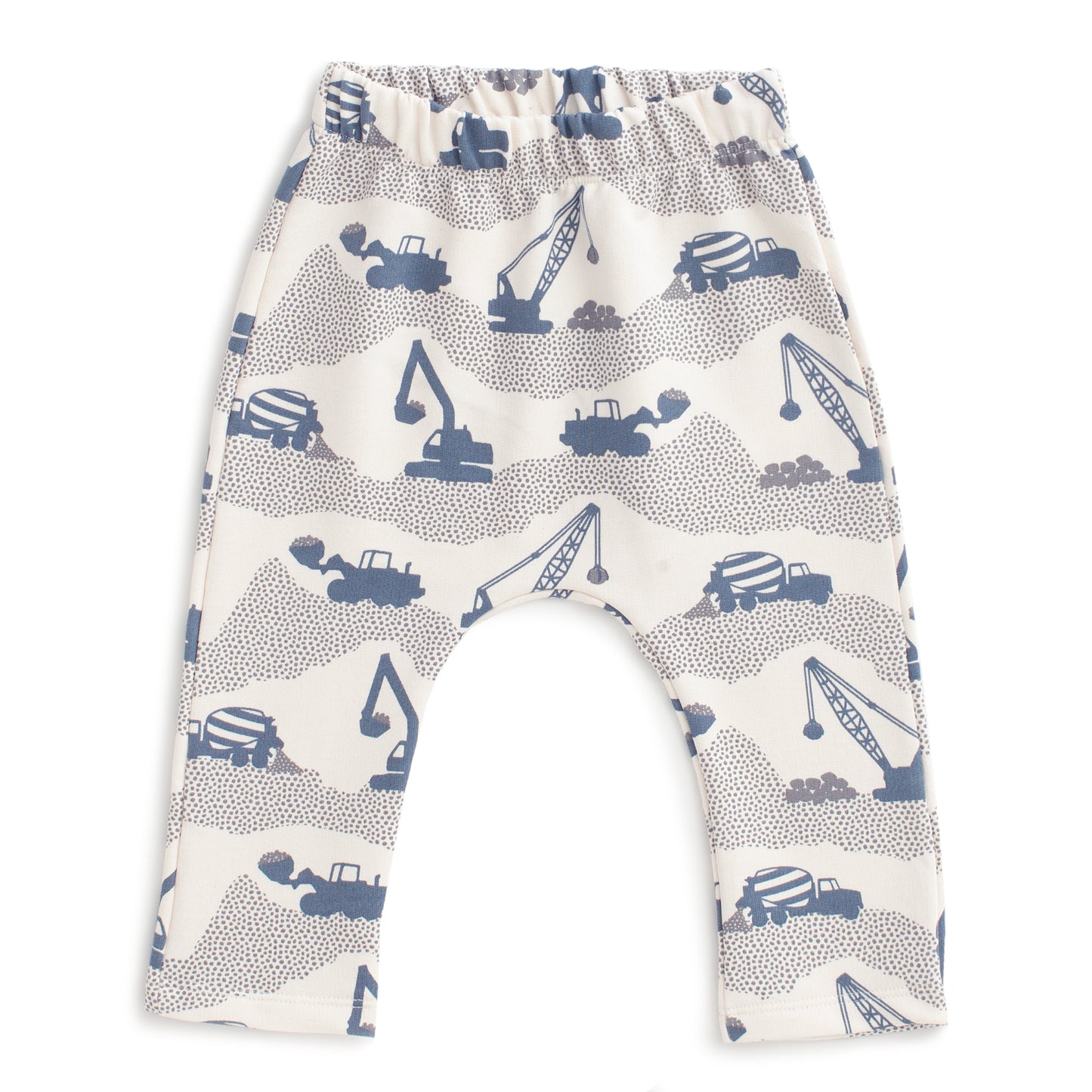 Harem Pants - Construction Slate Blue & Grey