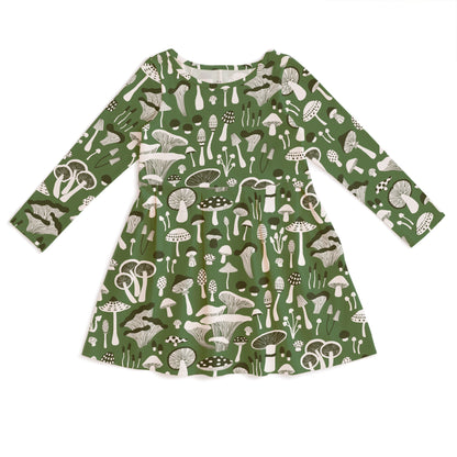 Madison Dress - Fungi Green