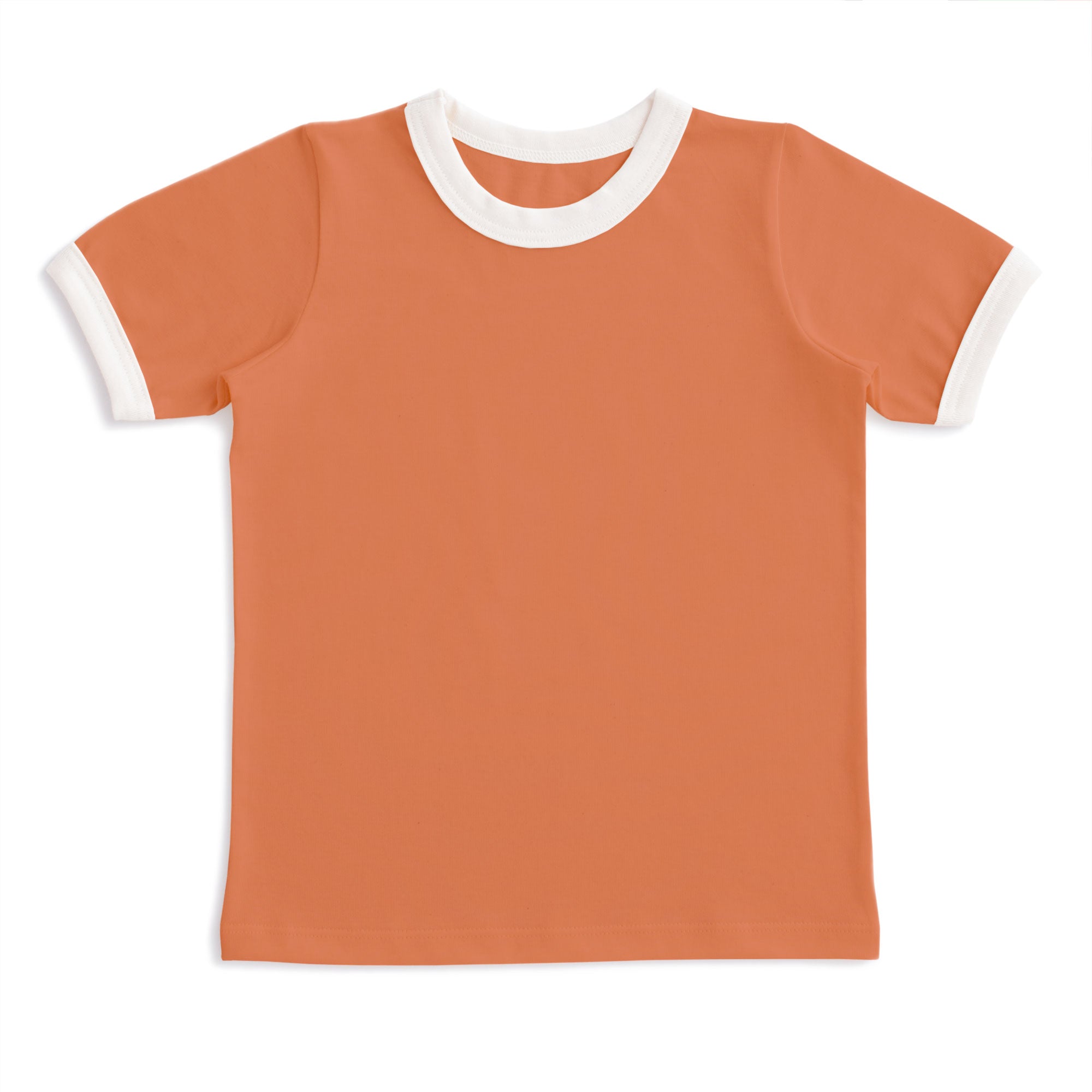 Burnt orange 2024 ringer tee