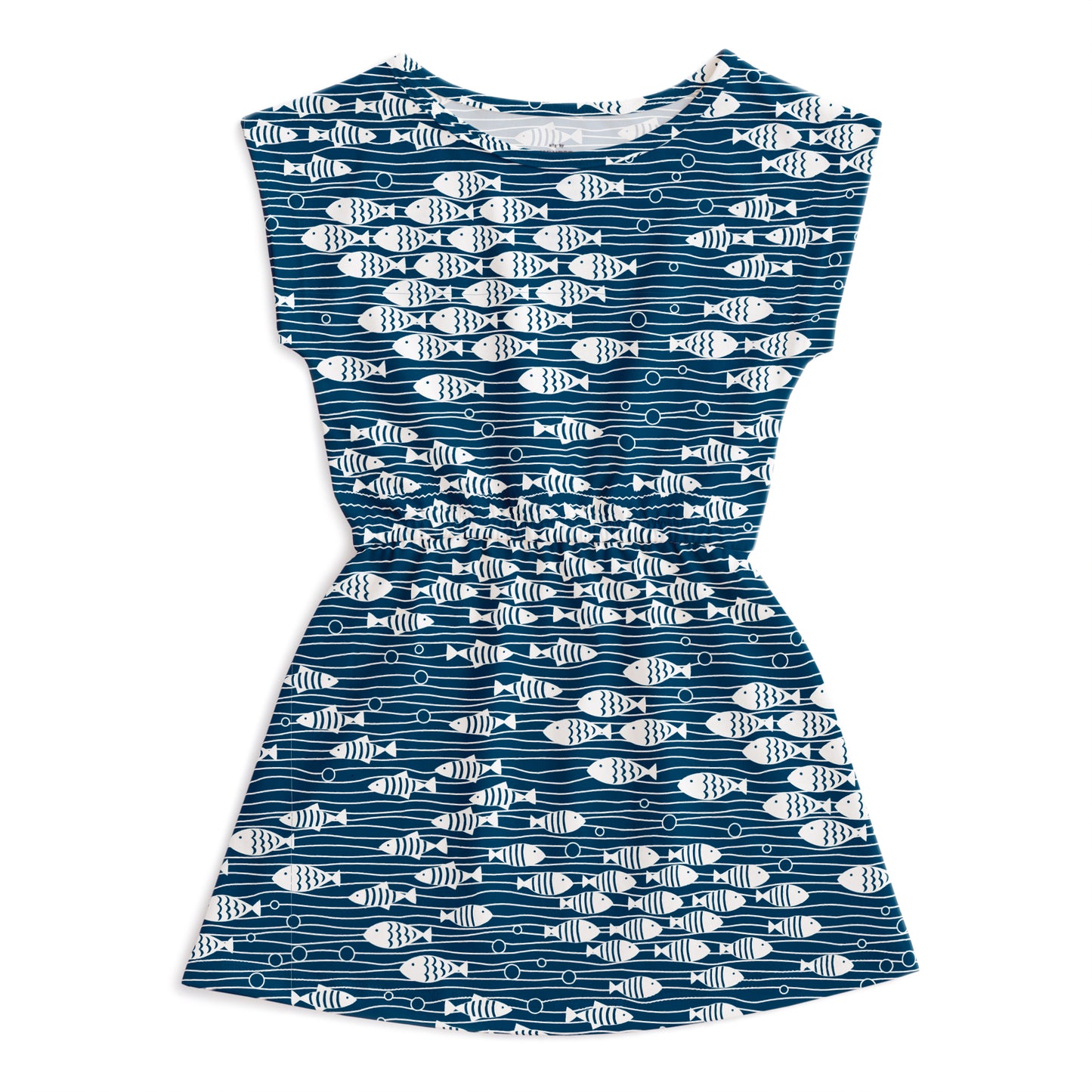 Sierra Dress - Under the Sea Navy