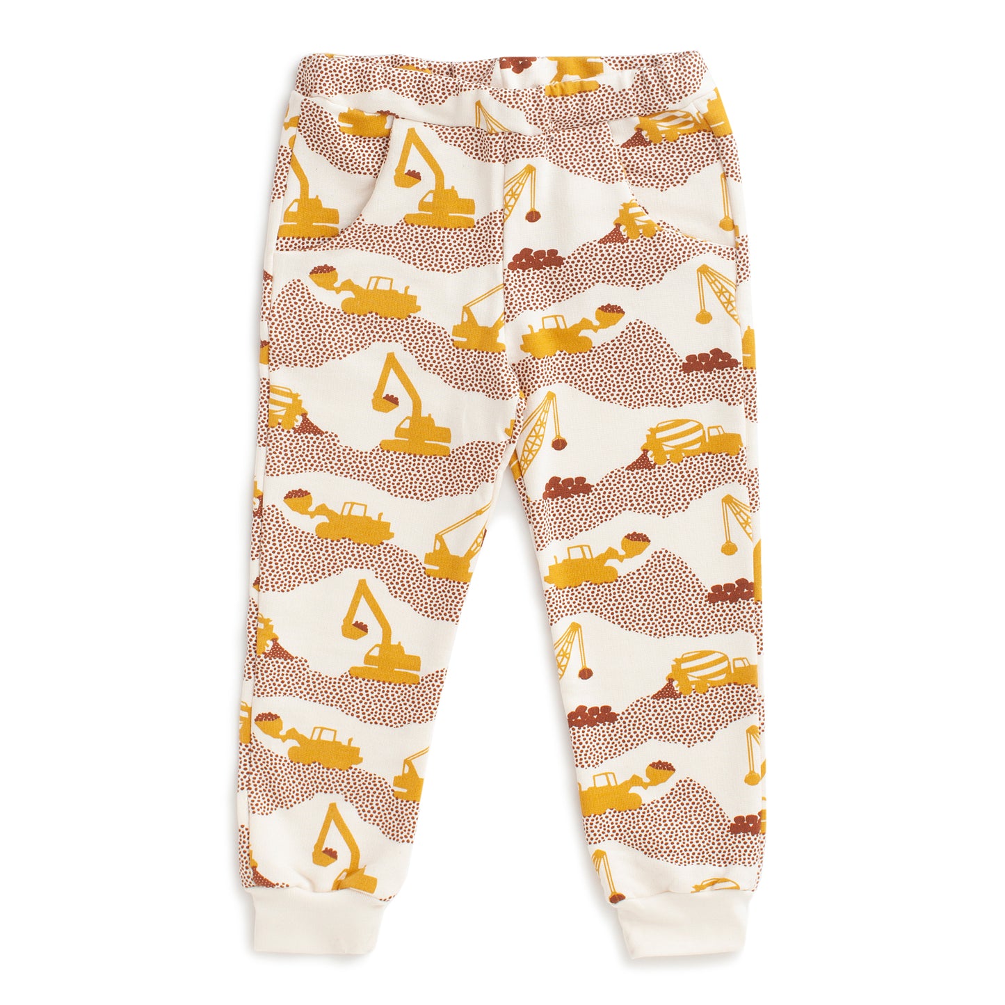 Sweatpants - Construction Yellow & Chestnut